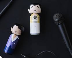 kokeshi Freddie mercury