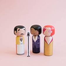 kokeshi doll Freddie Mercury