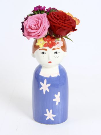 vaso porta fiori e piante Frida Kahlo